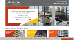 Desktop Screenshot of officebroker.com